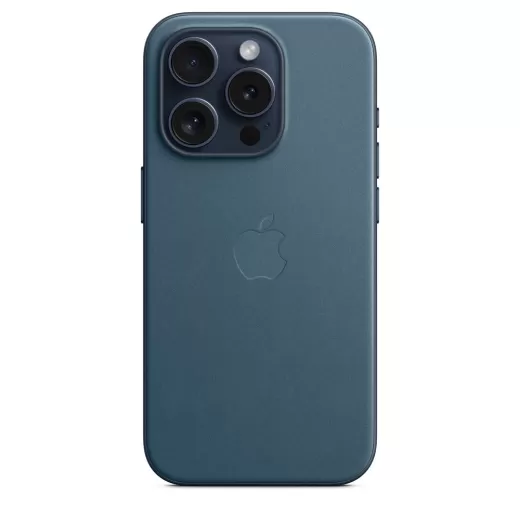 Оригінальний чохол Apple FineWoven Case with MagSafe Pacific Blue для iPhone 15 Pro Max (MT4Y3)