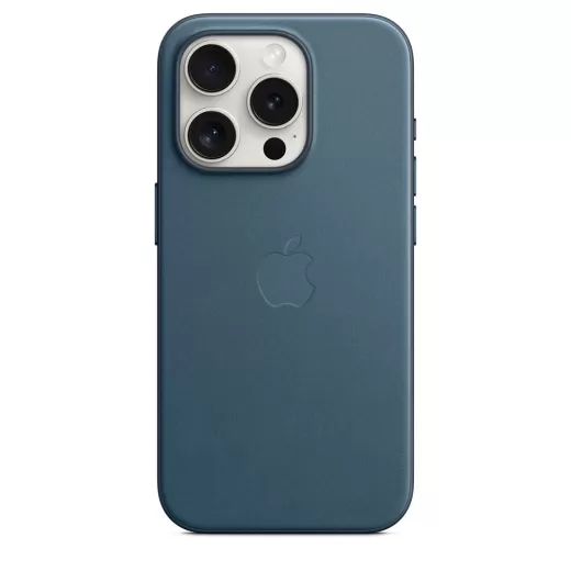 Оригинальный чехол Apple FineWoven Case with MagSafe Pacific Blue для iPhone 15 Pro Max (MT4Y3)