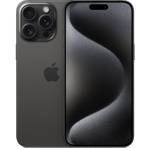 Apple iPhone 15 Pro Max 512GB Black Titanium Фізична cім-карта (MU7C3)
