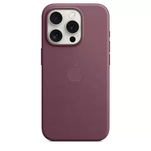 Оригинальный чехол Apple FineWoven Case with MagSafe Mulberry для iPhone 15 Pro Max (MT4X3)