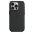 Оригінальний силіконовий чохол Apple Silicone Case with MagSafe Black для iPhone 15 Pro (MT1A3)