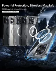 Чехол ESR Classic Hybrid Case (HaloLock) Clear для iPhone 16 Pro Max
