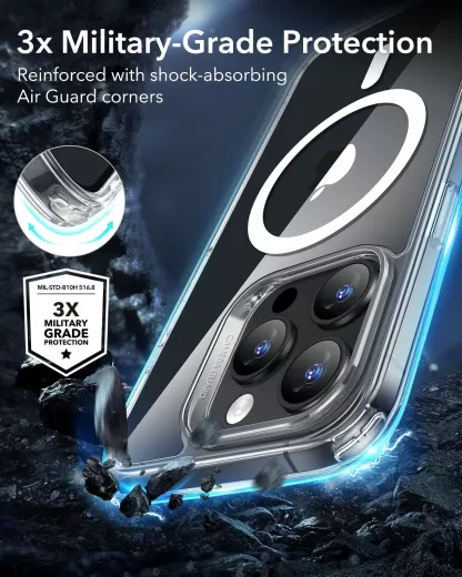 Чехол ESR Classic Hybrid Case (HaloLock) Clear для iPhone 16 Pro Max