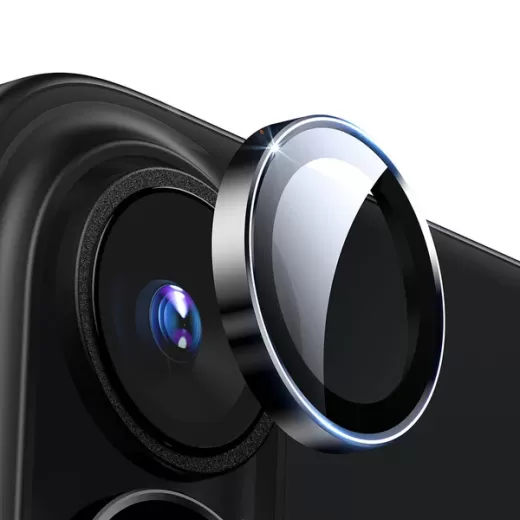 Захисне скло на камеру ESR Armorite Camera Lens Protectors Black для iPhone 16 | 16 Plus (1D73100202)