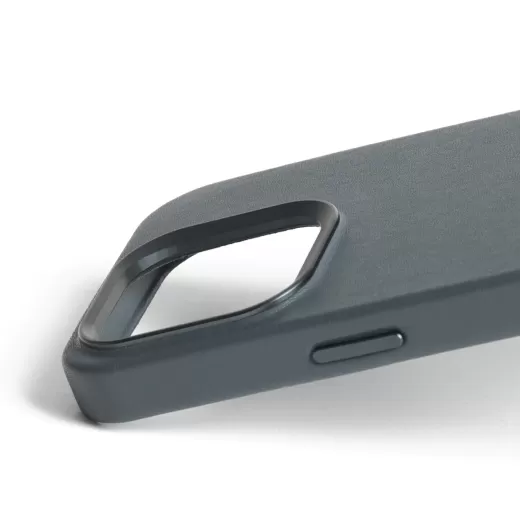 Шкіряний чохол Mujjo Maizcase Case Steel Blue для iPhone 15 Pro