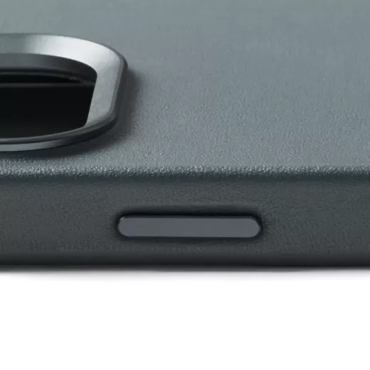 Кожаный чехол Mujjo Maizcase Case Steel Blue для iPhone 15 Pro