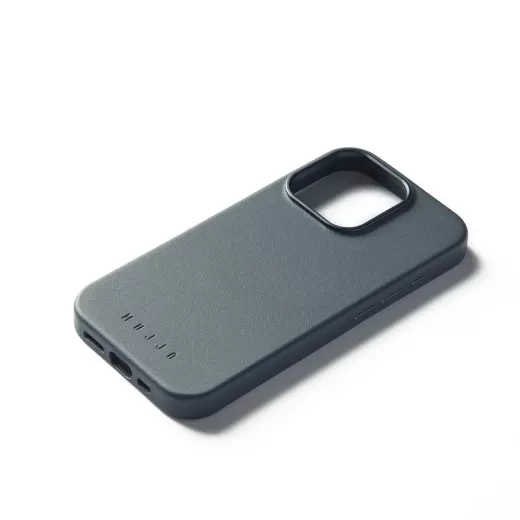 Чохол з еко-шкіри Mujjo MaizCase Case Steel Blue для iPhone 16 Pro