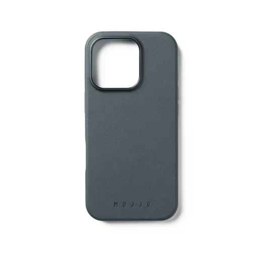 Чохол з еко-шкіри Mujjo MaizCase Case Steel Blue для iPhone 16 Pro