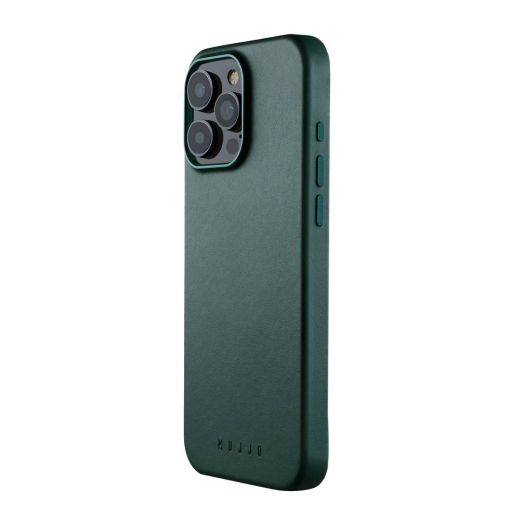 Кожаный чехол Mujjo Full Leather Case Livid Green для iPhone 16 Pro Max
