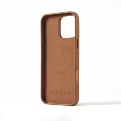 Кожаный чехол Mujjo Full Leather Case Dark Tan для iPhone 16 Pro Max