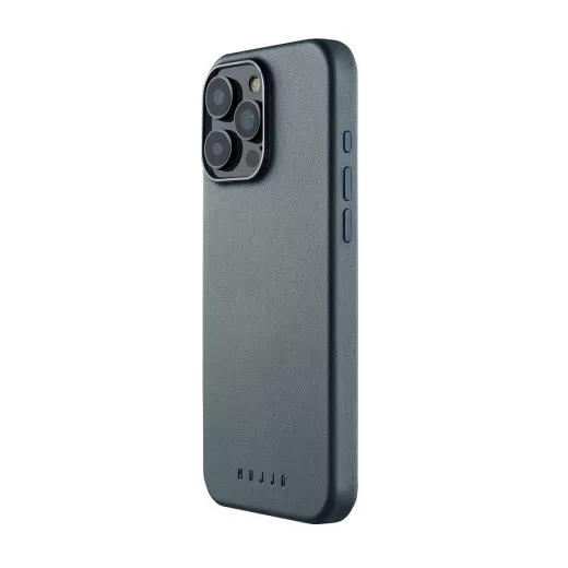 Чохол з еко-шкіри Mujjo MaizCase Case Steel Blue для iPhone 16 Pro Max