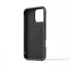 Шкіряний чохол Mujjo Shield Case Black для iPhone 16 Pro Max