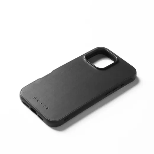 Шкіряний чохол Mujjo Shield Case Black для iPhone 16 Pro Max