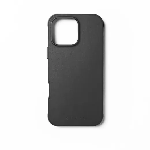 Шкіряний чохол Mujjo Shield Case Black для iPhone 16 Pro Max