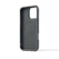 Шкіряний чохол Mujjo Shield Case  Steel Blue для iPhone 16 Pro Max