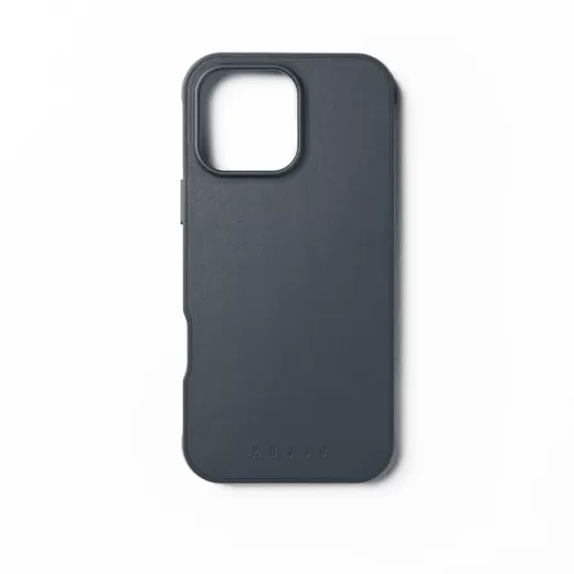 Шкіряний чохол Mujjo Shield Case  Steel Blue для iPhone 16 Pro Max