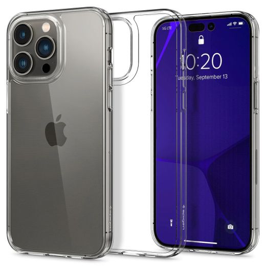 Прозрачный чехол Spigen Air Skin Hybrid Crystal Clear для iPhone 14 Pro (ACS04952)