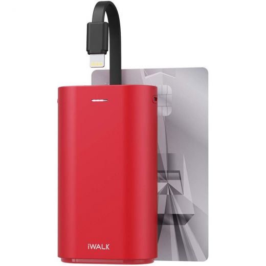Внешний аккумулятор iWalk Link Me 10000mAh Red (DBL10000L-RD)