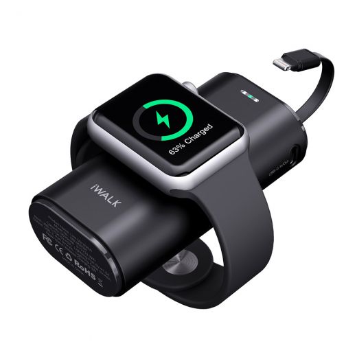 Внешний аккумулятор iWalk Power Bank Black для Apple Watch (DBL9000W-BK)