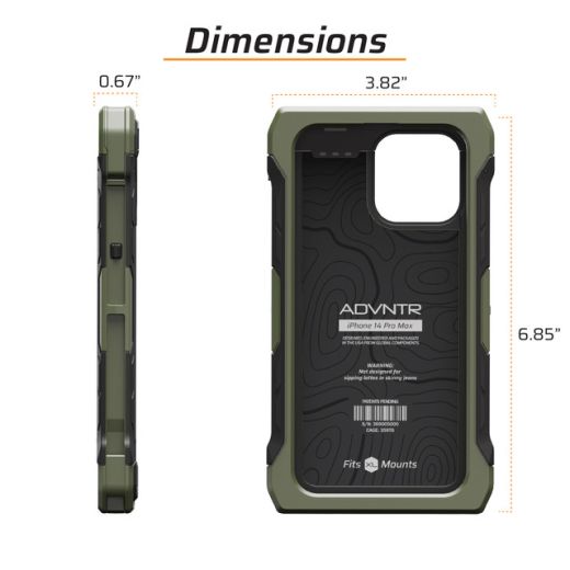 Противоударный чехол Juggernaut.Case ADVNTR Olive Drap для iPhone 14 Pro Max (JG.ADVNTR.IP14PM-OD)