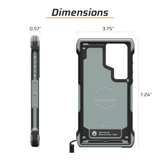 Протиударний чохол Juggernaut.Case ENDVR Black для Samsung Galaxy S24 Ultra (JG.ENDVR.S24U-B)