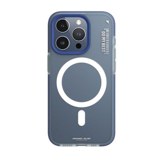 Чехол Blueo Dual Color with MagSafe Dark Blue для iPhone 15 Pro Max (B46-I15PMDBL)