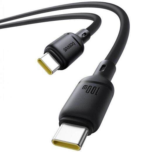 Кабель Baseus Silky Series Type-C to Type-C 100W 2м Black (P10377704113-01)													