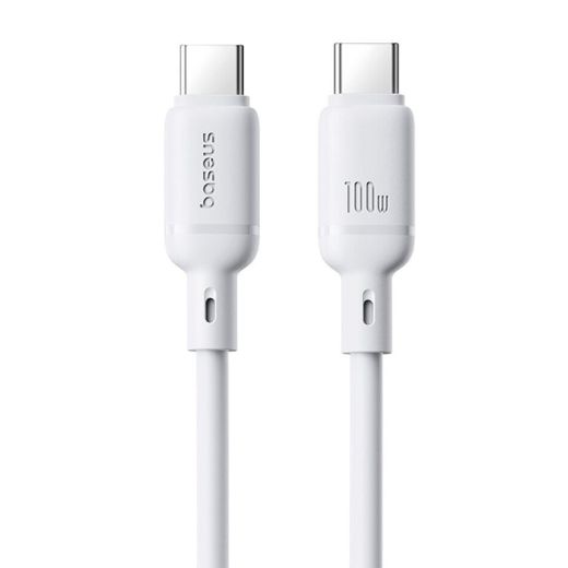 Кабель Baseus Silky Series Type-C to Type-C 100W 2м White (P10377704213-01)