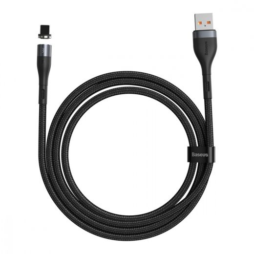 Магнітний кабель Baseus Zinc Magnetic Safe Fast Charging Data Cable USB to IP 2.4A 1m Green (CALXC-K06)
