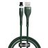 Магнитный кабель Baseus Zinc Magnetic Safe Fast Charging Data Cable USB to IP 2.4A 1m Green (CALXC-K06)