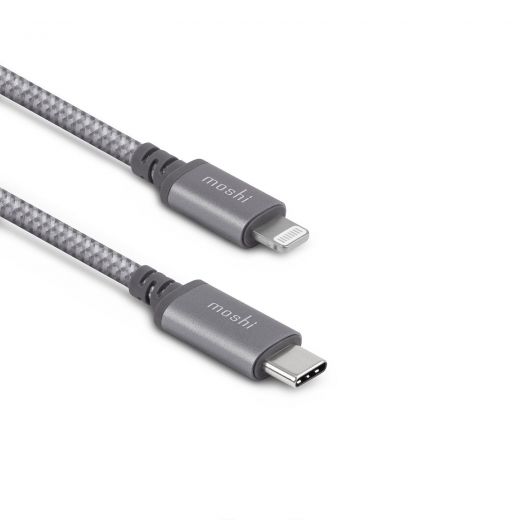 Кабель Moshi Integra™ Cable USB-C to Lightning Titanium Gray (1.2 m) (99MO084041)