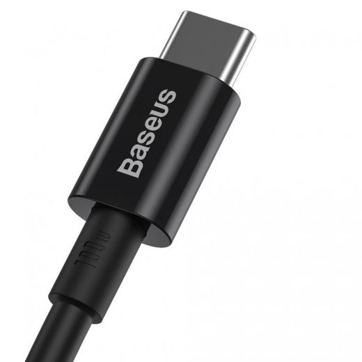 Кабель Baseus Superior Series Fast Charging Data Cable Type-C to Type-C 100W 2m Black (CATYS-C01)