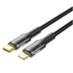 Кабель WIWU Wi-C016 Geek Series USB-C to Lightning 30W 1.2м Black