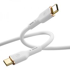 Кабель WIWU Wi-C018 Data Cable Vigor Series USB-C to USB-C 100W 1.2м White