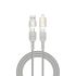 Кабель WIWU Wi-C051 Fast Charging Cable Raptor Series USB-A+USB-C to USB-C+Lightning 100W 1.2м Titanium Alloy Кабель WIWU Wi-C051 Fast Charging Cable Raptor Series USB-A+USB-C to USB-C+Lightning 100W 1.2м Titanium Alloy