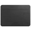 Чехол-папка WIWU Velcro Skin Pro III Leather Black для MacBook Air 13.6" M2 | M3 (2023 | 2024) | Pro 13" (2018 | 2019 | 2020 | M1) | Air 13"