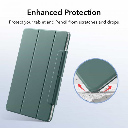 Чехол ESR Rebound Magnetic Smart Case Forest Green для iPad Pro 11" M1 | M2 (2022 | 2021 | 2020)