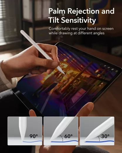 Стілус ESR Digital Pencil Pro Silver для iPad