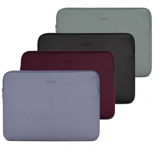 Чехол-папка WIWU Skin Zero Sleeve Red для MacBook Air 13.6" M4 | M3 | M2 (2025 | 2024 | 2022) | MacBook Air 13" (2020 | M1) | MacBook Pro 13" (2020-2022 | M1 | M2)
