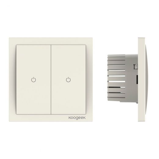 Умный выключатель Koogeek Two Gang Smart Light Switch KH02CN