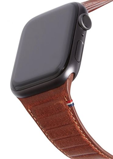Ремешок Decoded Leather Traction Strap Brown (D9AWS44TS1CBN) для Apple Wach 42/44mm