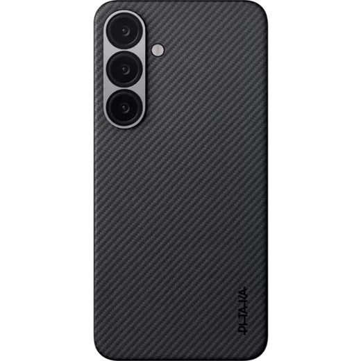 Карбоновый чехол Pitaka Classic Ultra-Slim Case Black/Grey Twill для Samsung Galaxy S25 Plus (KS2501S)