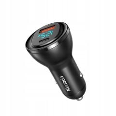 Автомобильная зарядка Mcdodo [CC-5670] Digital Display PD Fast Car Charger 3A Black