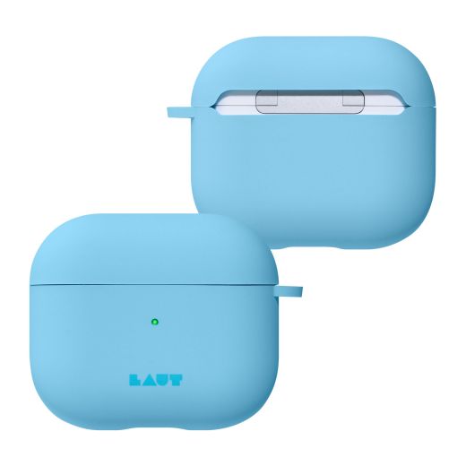 Силиконовый чехол Laut Huex Pastel Baby Blue для Apple AirPods 3 (L_AP4_HXP_BL)
