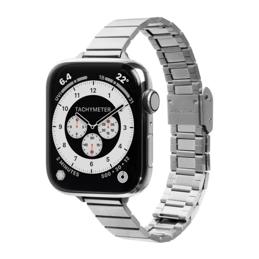 Металлический ремешок Laut Links Petite Silver для Apple Watch 49мм | 45мм | 44мм (L_AWL_LP_SL)