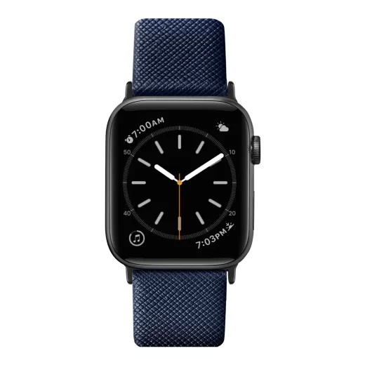 Шкіряний ремінець Laut Prestige Indigo для Apple Watch 49мм | 45мм | 44мм (L_AWL_PRE_BL)