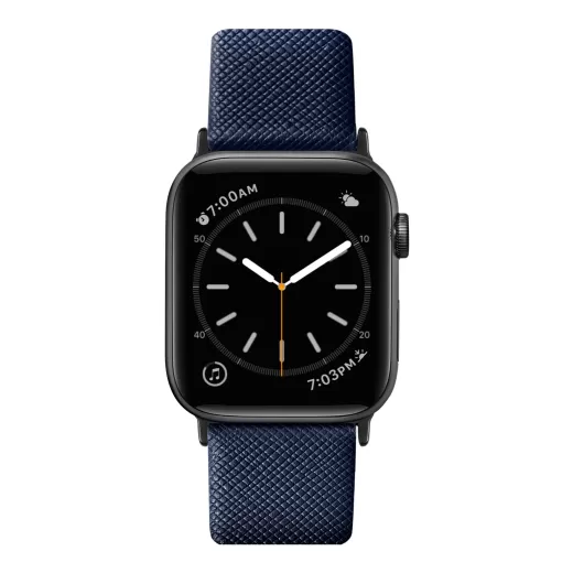 Шкіряний ремінець Laut Prestige Indigo для Apple Watch 42мм | 41мм | 40мм (L_AWS_PRE_BL)