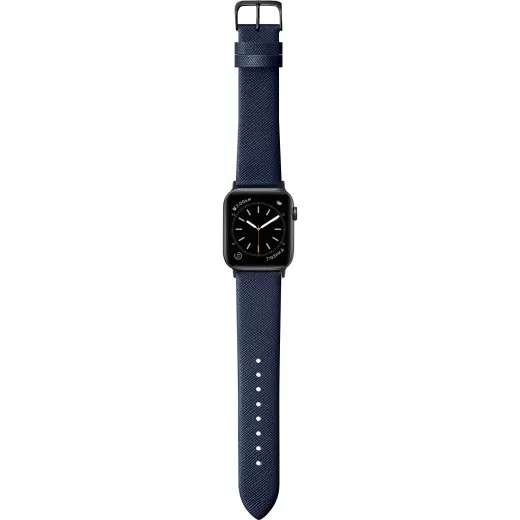 Шкіряний ремінець Laut Prestige Indigo для Apple Watch 49мм | 45мм | 44мм (L_AWL_PRE_BL)