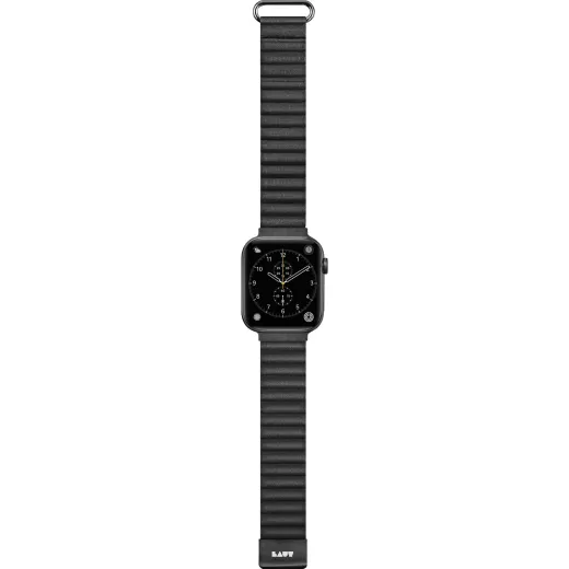Ремінець Laut NOVI LUXE Midnight для Apple Watch 49мм | 45мм | 44мм (L_AWL_NL_BK)
