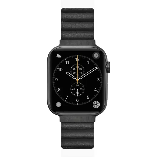 Ремешок Laut NOVI LUXE Midnight для Apple Watch 49мм | 45мм | 44мм (L_AWL_NL_BK)